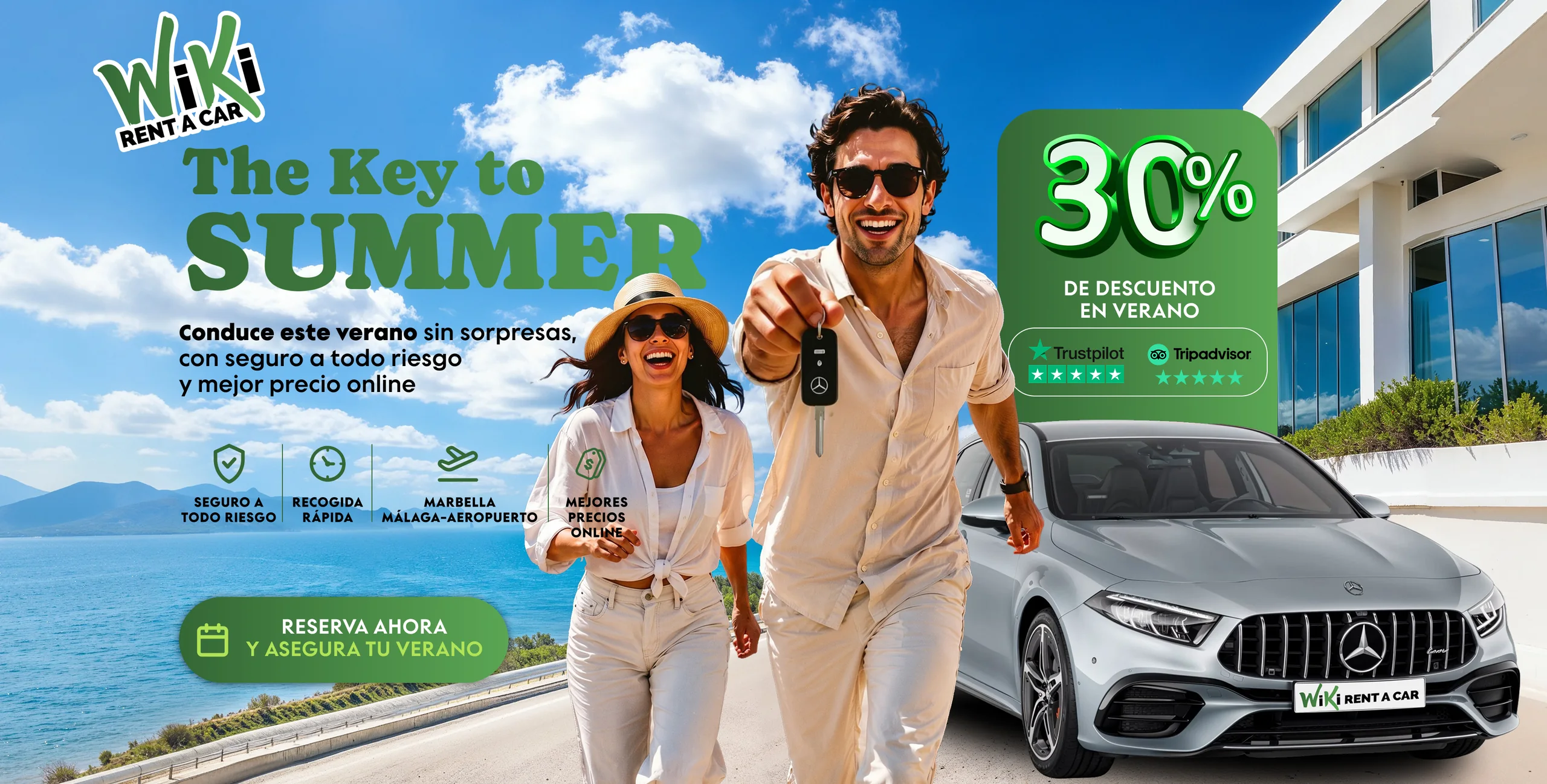 Rent a car Marbella - 30% descuento verano